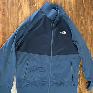 North Face full zip soft jacket